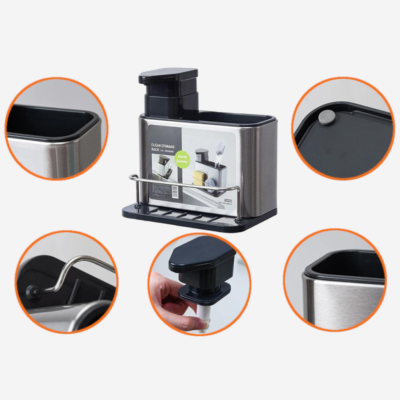 Dozownik do płynu do naczyń - organizer do zlewu