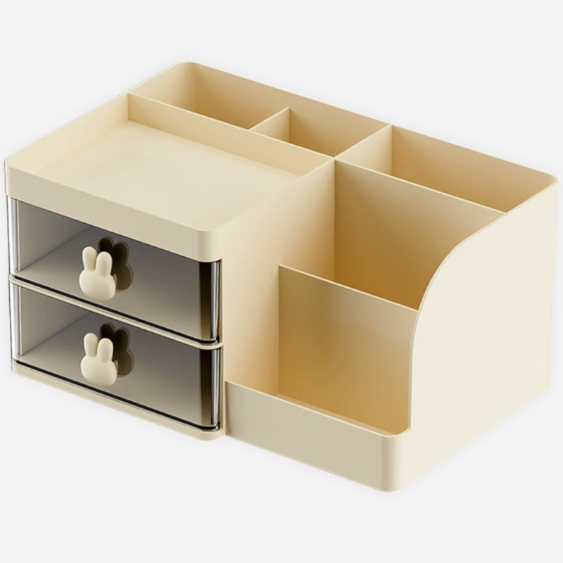 Organizer z szufladami i przegrodami