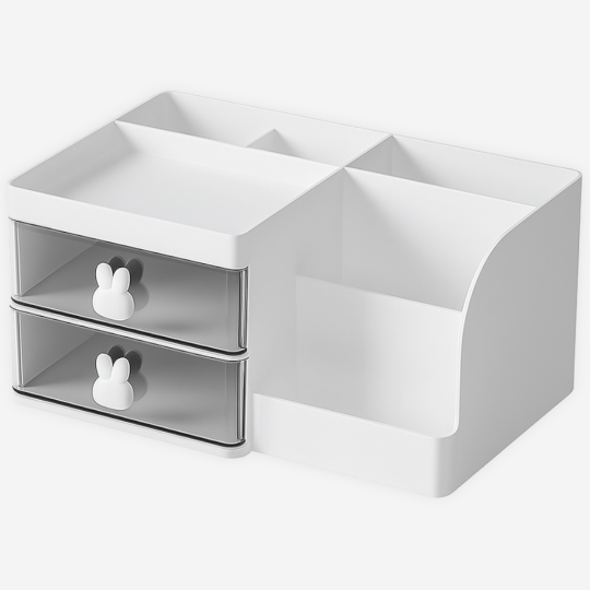 Organizer z szufladami i przegrodami