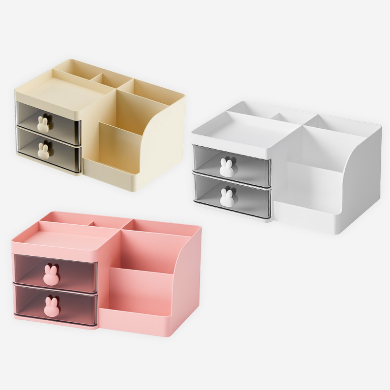 Organizer z szufladami i przegrodami