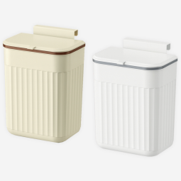 Wiszący kosz na śmieci do kuchni z pokrywą