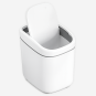 Mini kosz na śmieci z klapką 2L - mały kosz do łazienki, biura