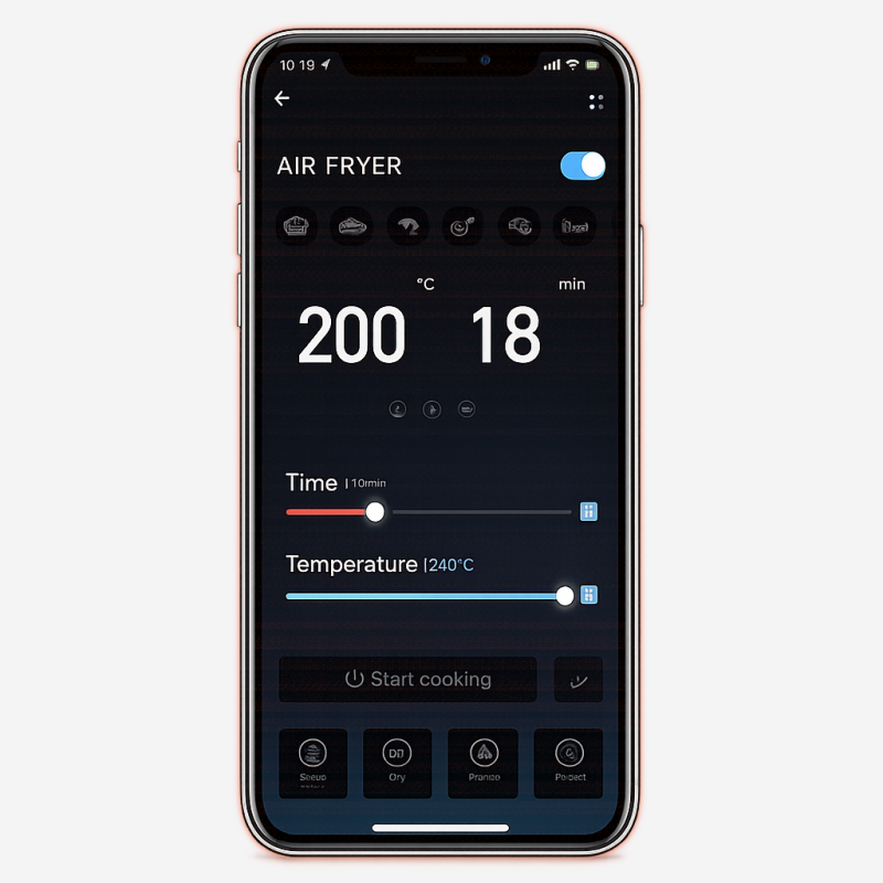 Inteligentna frytkownica Aigostar 7L - Smart Wi-Fi