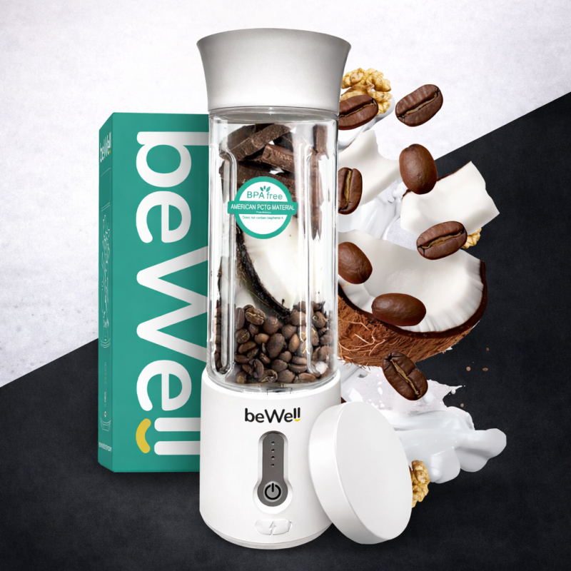 Bezprzewodowy blender przenośny beWell 500ml USB-C