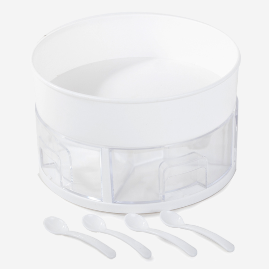 Organizer obrotowy na przyprawy z szufladkami