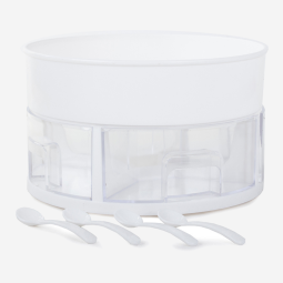 Organizer obrotowy na przyprawy z szufladkami