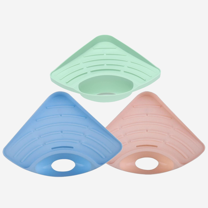 Organizer narożny do zlewu – ociekacz na gąbki